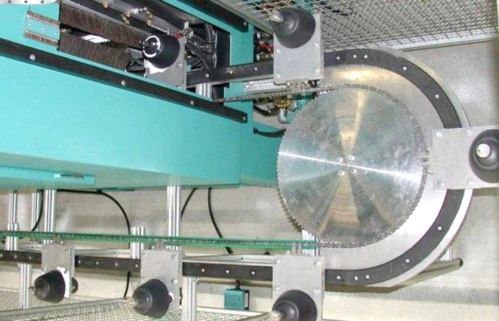 自動環(huán)形流水線組成的配置